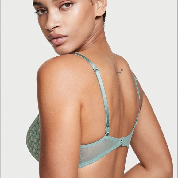 NWT $49 Victoria’s Secret Sexy tee lace push up Bra 32B - Picture 5 of 5